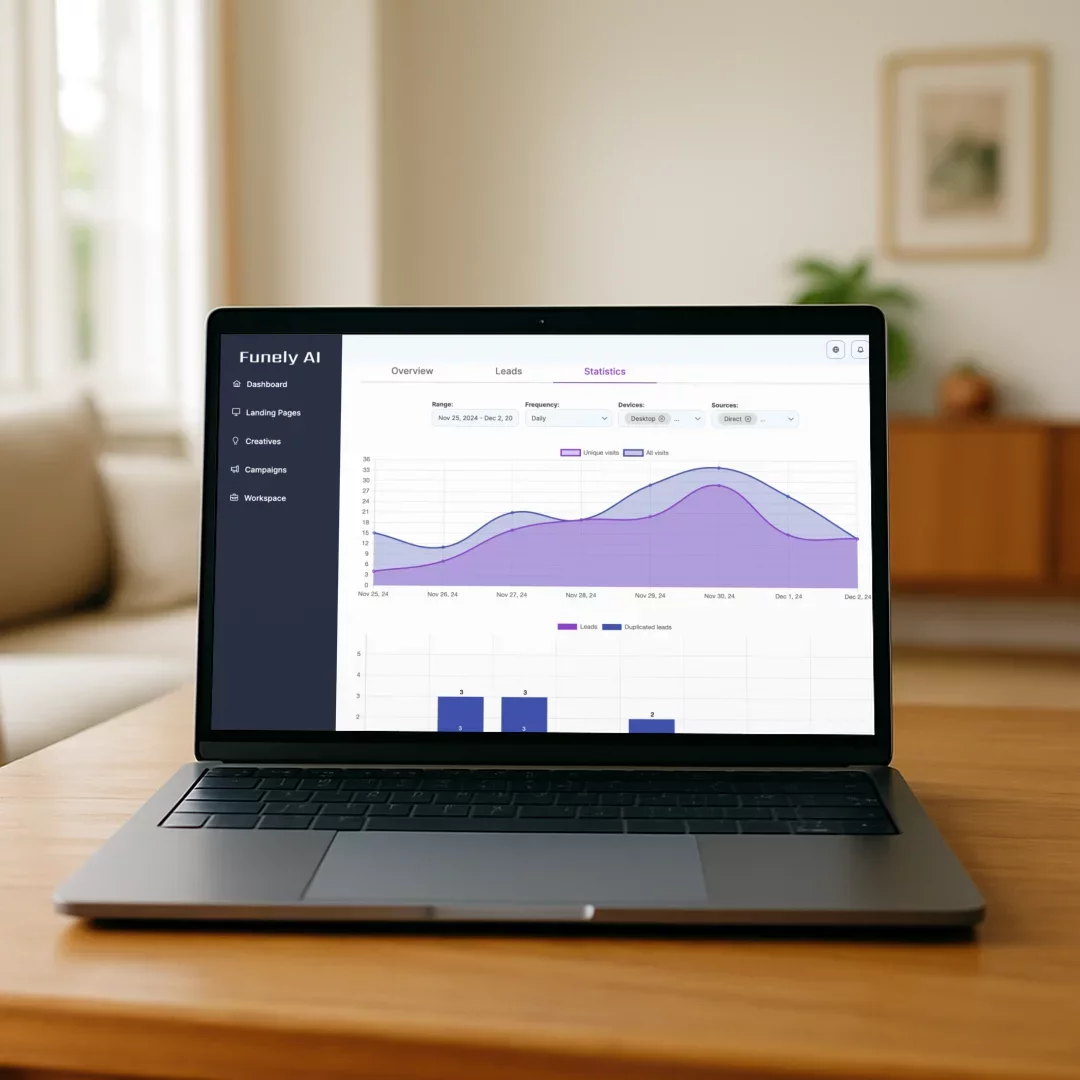Image of a person excitedly signing up on a laptop at a home office.